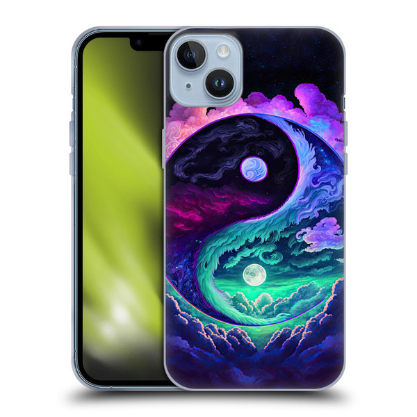 Wumples Cosmic Arts Clouded Yin Yang Soft Gel Case for Apple iPhone 14 Plus