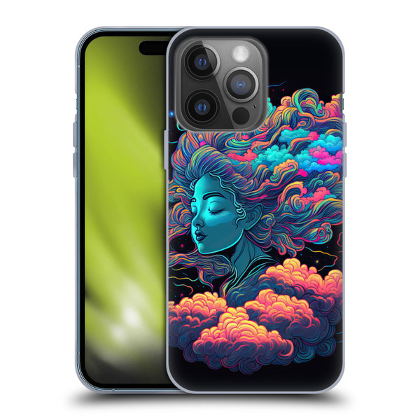 Wumples Cosmic Arts Cloud Goddess Aphrodite Soft Gel Case for Apple iPhone 14 Pro