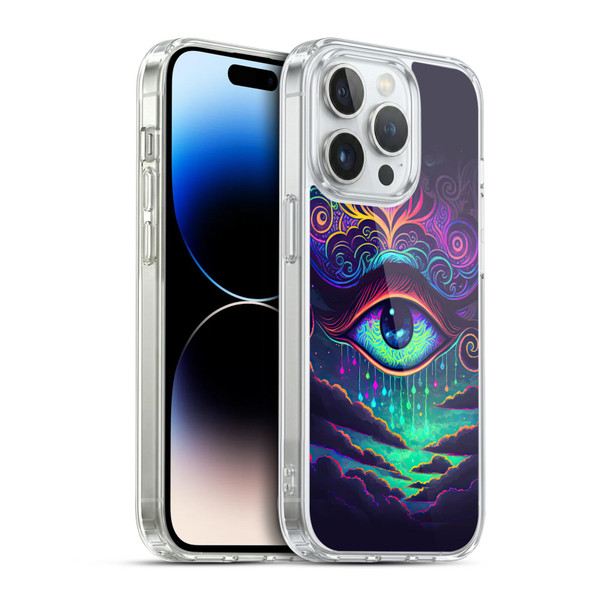 Wumples Cosmic Arts Eye Soft Gel Case for Apple iPhone 14 Pro & MagSafe
