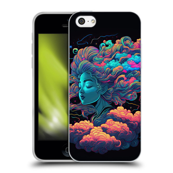 Wumples Cosmic Arts Cloud Goddess Aphrodite Soft Gel Case for Apple iPhone 5c