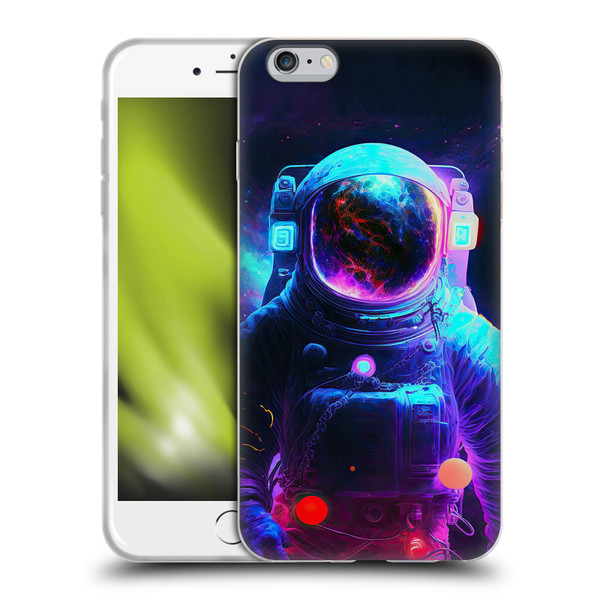 Wumples Cosmic Arts Astronaut Soft Gel Case for Apple iPhone 6 Plus / iPhone 6s Plus