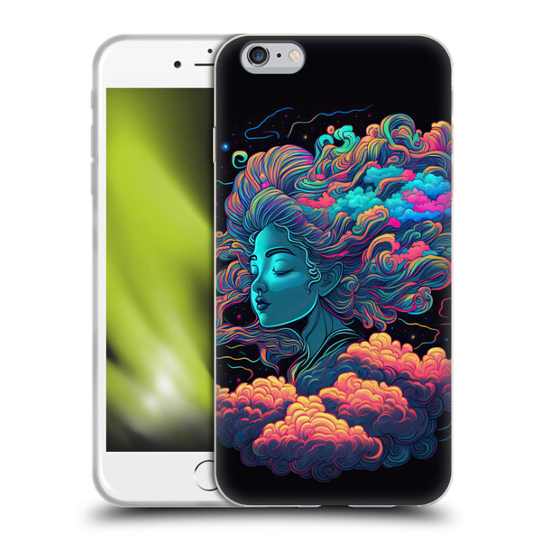 Wumples Cosmic Arts Cloud Goddess Aphrodite Soft Gel Case for Apple iPhone 6 Plus / iPhone 6s Plus