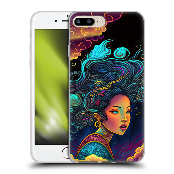Wumples Cosmic Arts Cloud Goddess Soft Gel Case for Apple iPhone 7 Plus / iPhone 8 Plus