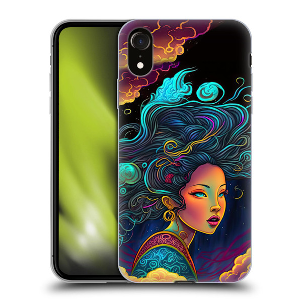 Wumples Cosmic Arts Cloud Goddess Soft Gel Case for Apple iPhone XR