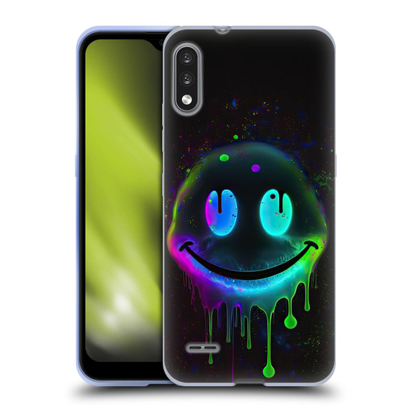 Wumples Cosmic Arts Drip Smiley Soft Gel Case for LG K22