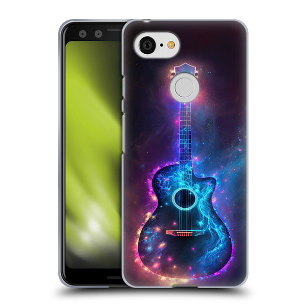 Wumples Cosmic Arts Guitar Soft Gel Case for Google Pixel 3