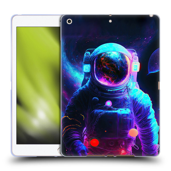 Wumples Cosmic Arts Astronaut Soft Gel Case for Apple iPad 10.2 2019/2020/2021