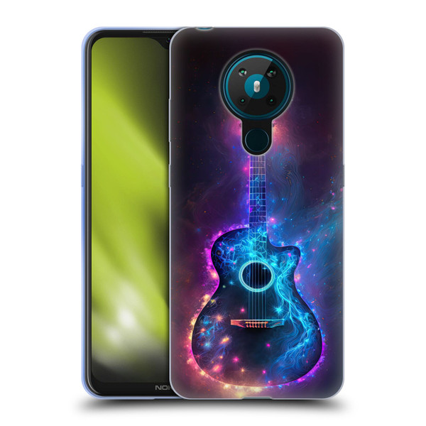 Wumples Cosmic Arts Guitar Soft Gel Case for Nokia 5.3