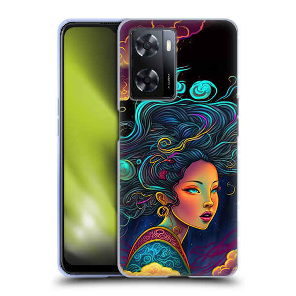 Wumples Cosmic Arts Cloud Goddess Soft Gel Case for OPPO A57s