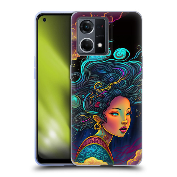 Wumples Cosmic Arts Cloud Goddess Soft Gel Case for OPPO Reno8 4G