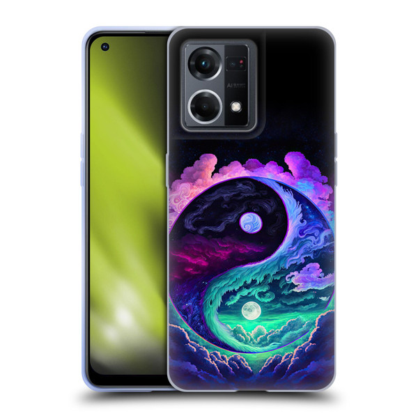 Wumples Cosmic Arts Clouded Yin Yang Soft Gel Case for OPPO Reno8 4G