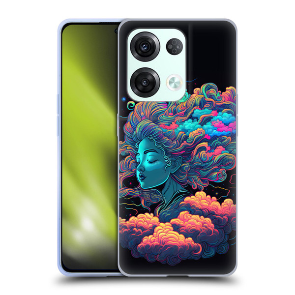 Wumples Cosmic Arts Cloud Goddess Aphrodite Soft Gel Case for OPPO Reno8 Pro