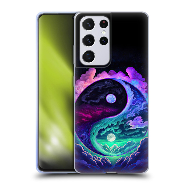 Wumples Cosmic Arts Clouded Yin Yang Soft Gel Case for Samsung Galaxy S21 Ultra 5G