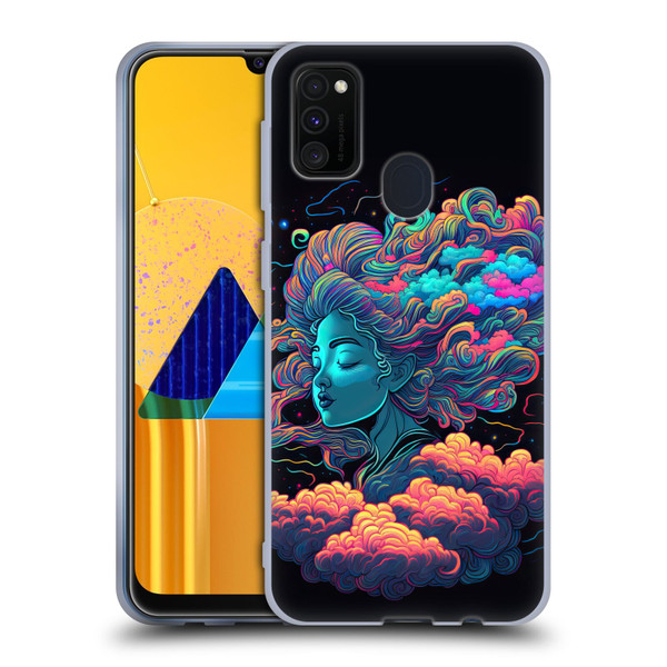 Wumples Cosmic Arts Cloud Goddess Aphrodite Soft Gel Case for Samsung Galaxy M30s (2019)/M21 (2020)