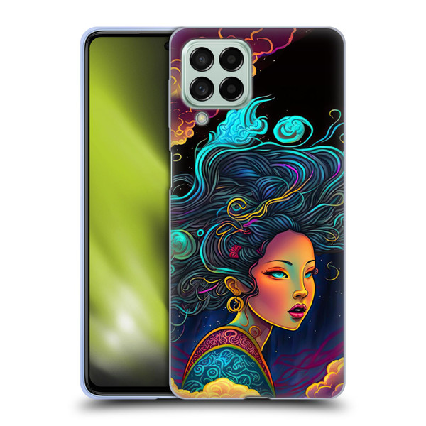 Wumples Cosmic Arts Cloud Goddess Soft Gel Case for Samsung Galaxy M53 (2022)