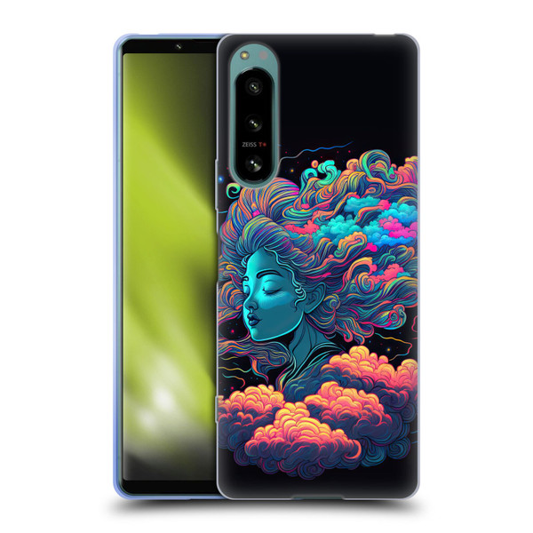 Wumples Cosmic Arts Cloud Goddess Aphrodite Soft Gel Case for Sony Xperia 5 IV