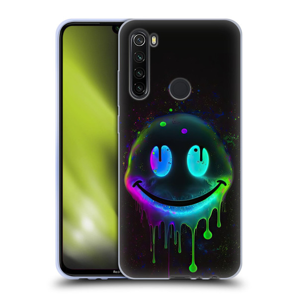 Wumples Cosmic Arts Drip Smiley Soft Gel Case for Xiaomi Redmi Note 8T