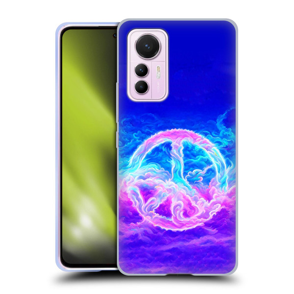 Wumples Cosmic Arts Clouded Peace Symbol Soft Gel Case for Xiaomi 12 Lite