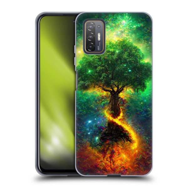 Wumples Cosmic Universe Yggdrasil, Norse Tree Of Life Soft Gel Case for HTC Desire 21 Pro 5G