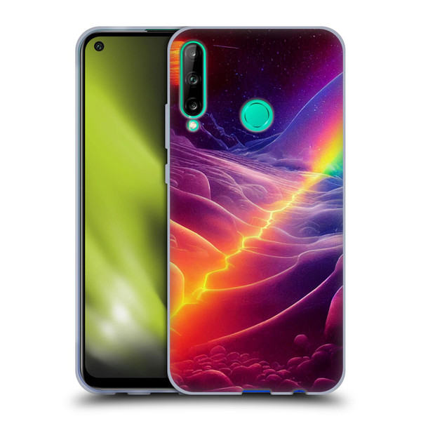 Wumples Cosmic Universe A Chasm On A Distant Moon Soft Gel Case for Huawei P40 lite E