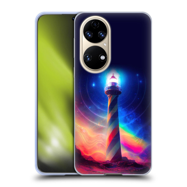 Wumples Cosmic Universe Lighthouse Soft Gel Case for Huawei P50