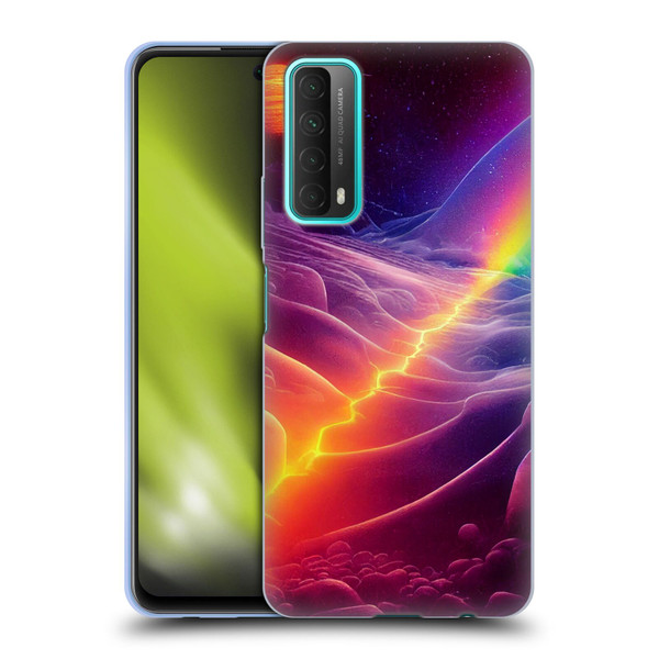 Wumples Cosmic Universe A Chasm On A Distant Moon Soft Gel Case for Huawei P Smart (2021)