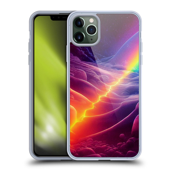 Wumples Cosmic Universe A Chasm On A Distant Moon Soft Gel Case for Apple iPhone 11 Pro Max