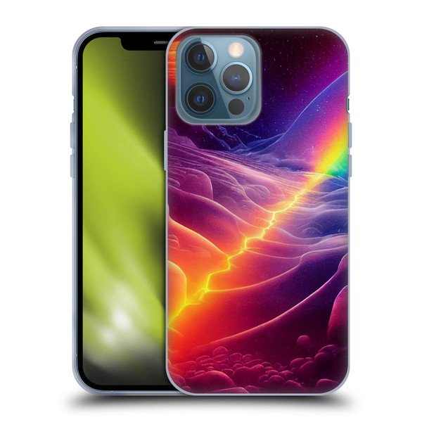 Wumples Cosmic Universe A Chasm On A Distant Moon Soft Gel Case for Apple iPhone 13 Pro Max