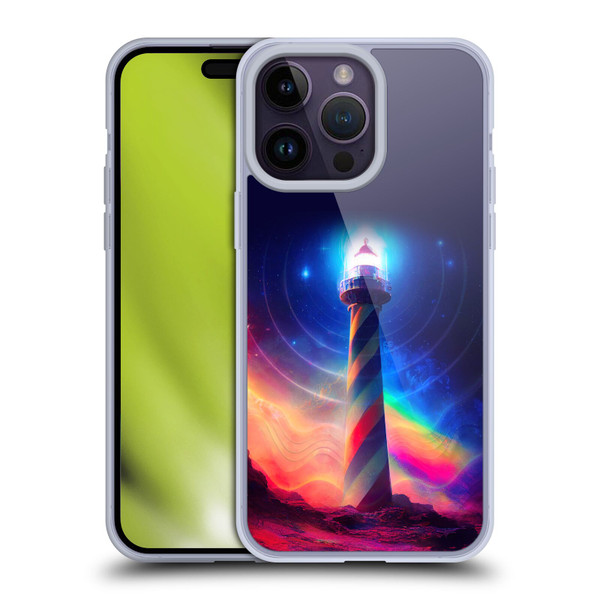 Wumples Cosmic Universe Lighthouse Soft Gel Case for Apple iPhone 14 Pro Max