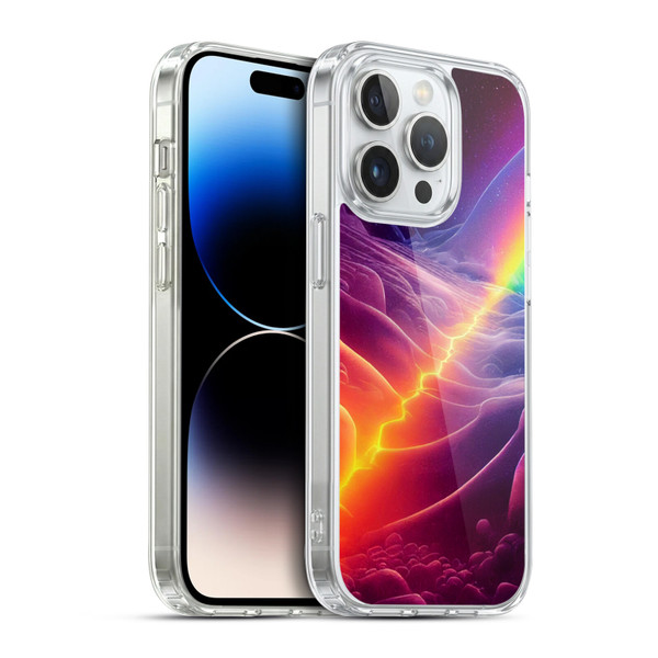 Wumples Cosmic Universe A Chasm On A Distant Moon Soft Gel Case for Apple iPhone 14 Pro & MagSafe