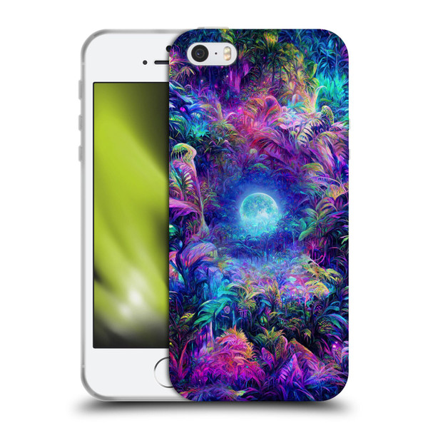 Wumples Cosmic Universe Jungle Moonrise Soft Gel Case for Apple iPhone 5 / 5s / iPhone SE 2016