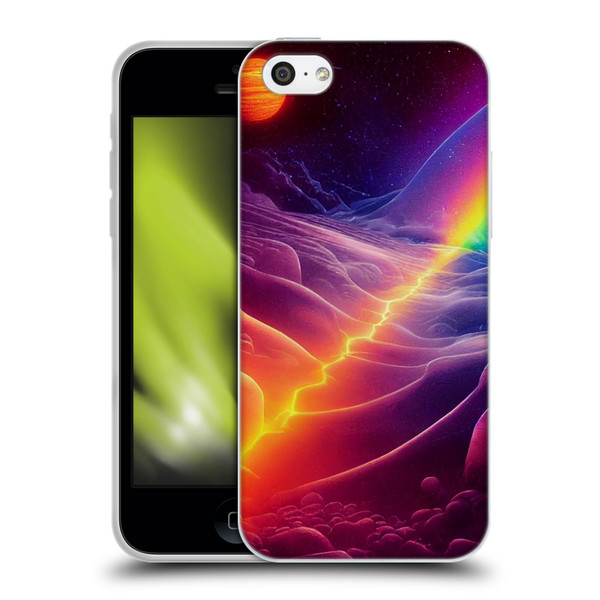 Wumples Cosmic Universe A Chasm On A Distant Moon Soft Gel Case for Apple iPhone 5c
