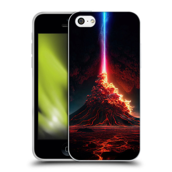 Wumples Cosmic Universe Int Eruption Soft Gel Case for Apple iPhone 5c