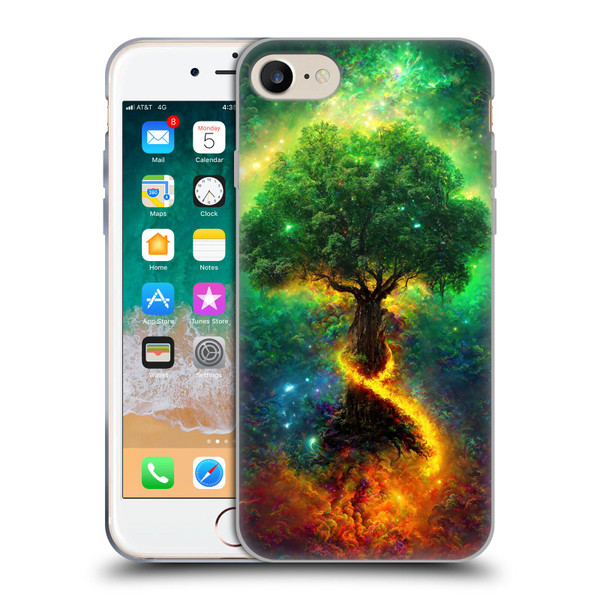 Wumples Cosmic Universe Yggdrasil, Norse Tree Of Life Soft Gel Case for Apple iPhone 7 / 8 / SE 2020 & 2022