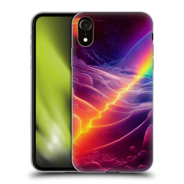 Wumples Cosmic Universe A Chasm On A Distant Moon Soft Gel Case for Apple iPhone XR