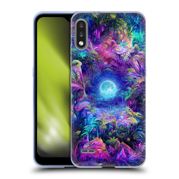 Wumples Cosmic Universe Jungle Moonrise Soft Gel Case for LG K22