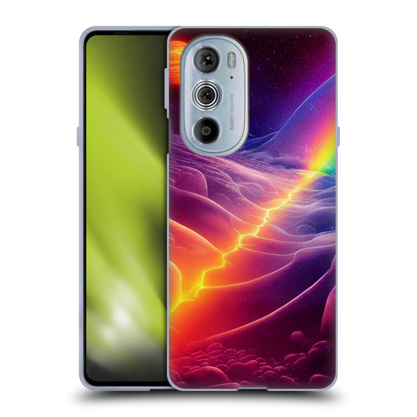 Wumples Cosmic Universe A Chasm On A Distant Moon Soft Gel Case for Motorola Edge X30
