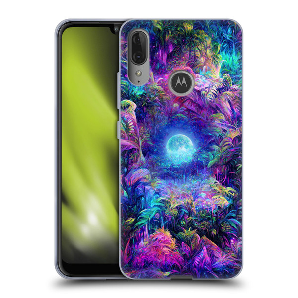 Wumples Cosmic Universe Jungle Moonrise Soft Gel Case for Motorola Moto E6 Plus