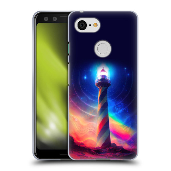 Wumples Cosmic Universe Lighthouse Soft Gel Case for Google Pixel 3