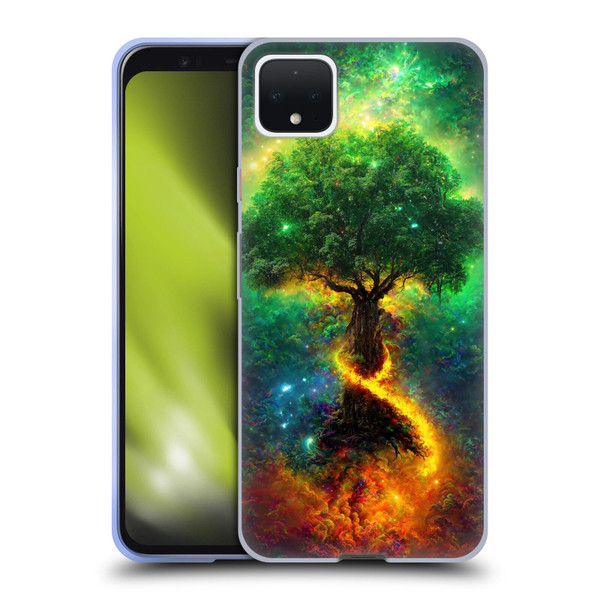 Wumples Cosmic Universe Yggdrasil, Norse Tree Of Life Soft Gel Case for Google Pixel 4 XL