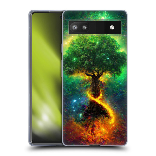 Wumples Cosmic Universe Yggdrasil, Norse Tree Of Life Soft Gel Case for Google Pixel 6a