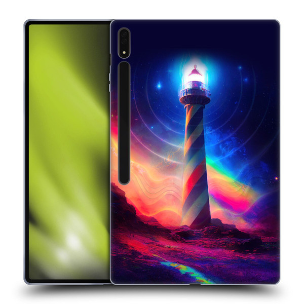 Wumples Cosmic Universe Lighthouse Soft Gel Case for Samsung Galaxy Tab S8 Ultra