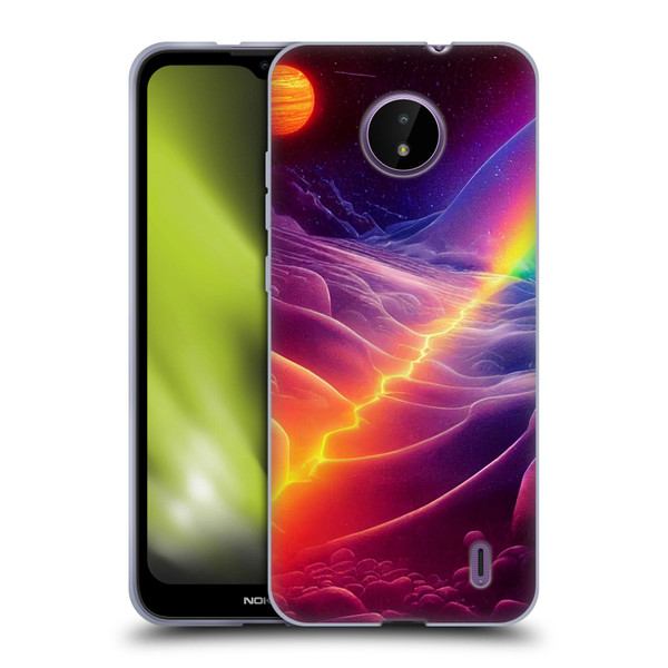 Wumples Cosmic Universe A Chasm On A Distant Moon Soft Gel Case for Nokia C10 / C20