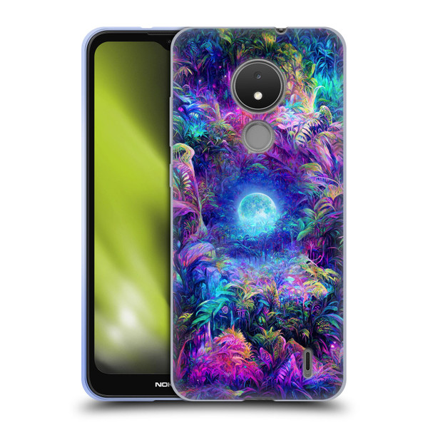 Wumples Cosmic Universe Jungle Moonrise Soft Gel Case for Nokia C21