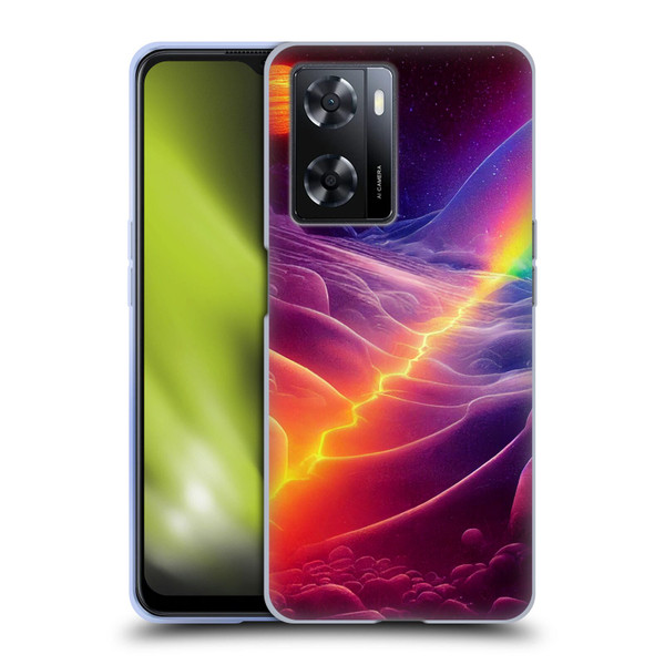 Wumples Cosmic Universe A Chasm On A Distant Moon Soft Gel Case for OPPO A57s