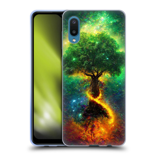 Wumples Cosmic Universe Yggdrasil, Norse Tree Of Life Soft Gel Case for Samsung Galaxy A02/M02 (2021)