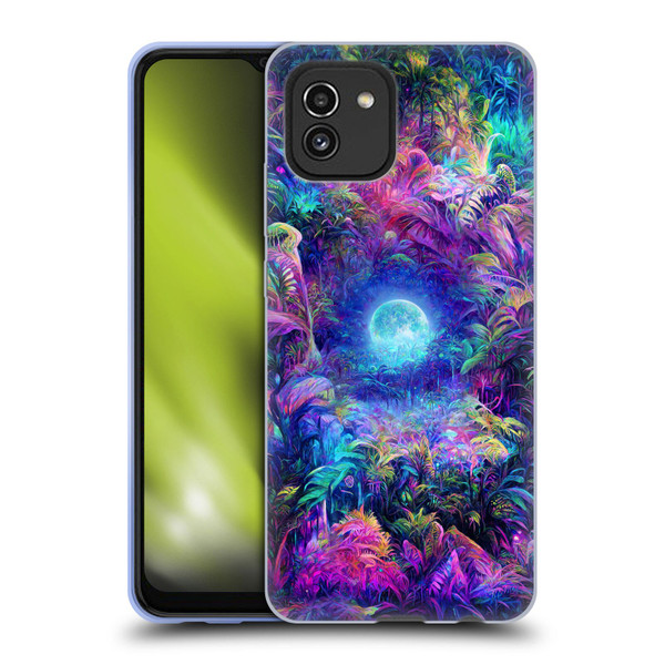 Wumples Cosmic Universe Jungle Moonrise Soft Gel Case for Samsung Galaxy A03 (2021)