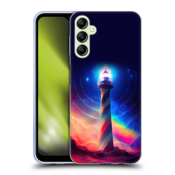Wumples Cosmic Universe Lighthouse Soft Gel Case for Samsung Galaxy A14 5G