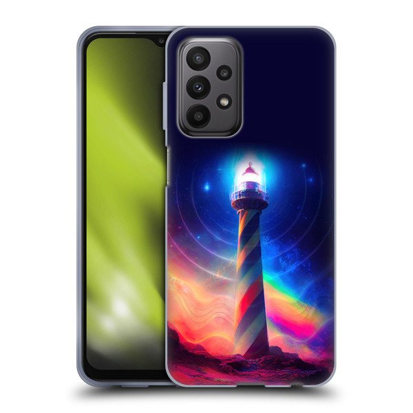 Wumples Cosmic Universe Lighthouse Soft Gel Case for Samsung Galaxy A23 / 5G (2022)