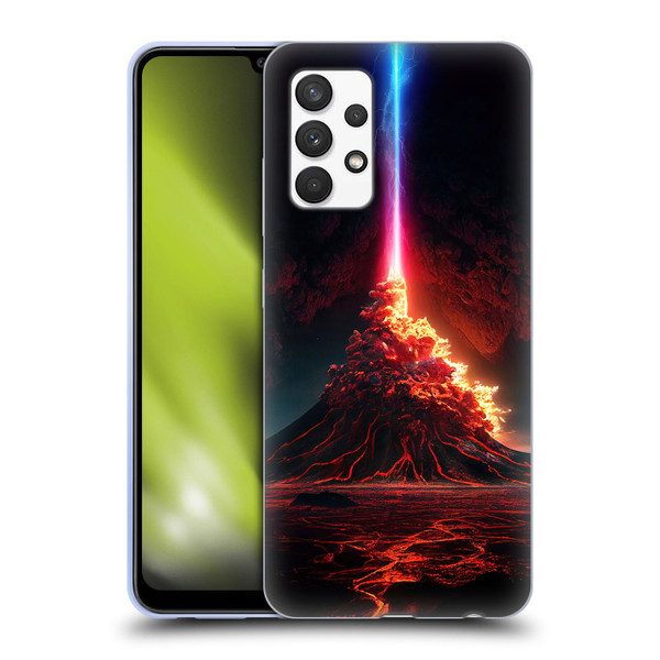 Wumples Cosmic Universe Int Eruption Soft Gel Case for Samsung Galaxy A32 (2021)